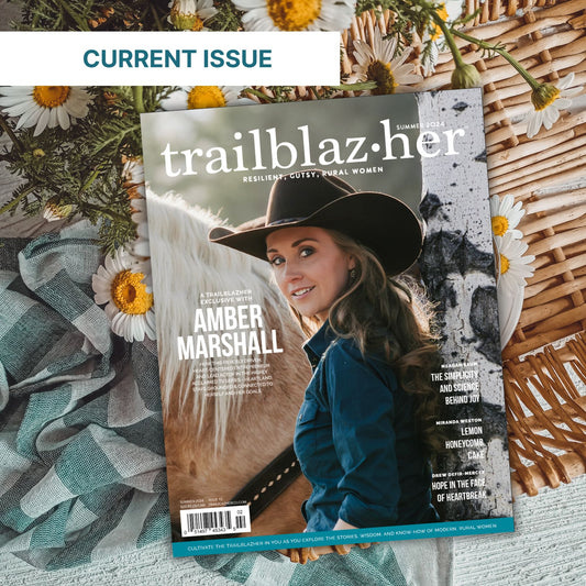 Amber Marshall on the Cover of Trailblazher Magazine